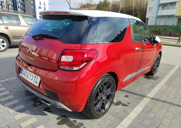 Citroen DS3 cena 26000 przebieg: 170808, rok produkcji 2011 z Gdańsk małe 79
